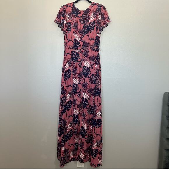 NWT ModCloth Pink Thelma Tropicool Maxi
Dress Floral Tropical Women's Size 4 - Picture 5 of 13